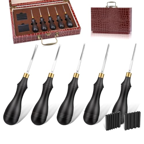 Lederkanten Werkzeug Set Lederkanten Schälwerkzeug Lederkanten Schälen Abschrägwerkzeug Lederkanten Trimmer mit Griff Lederkanten Werkzeug Set Lederkanten Schälwerkzeug Lederkanten Schälen Abschrägwerkzeug Lederkanten Trimmer mit Griff von TIANQUXNGI