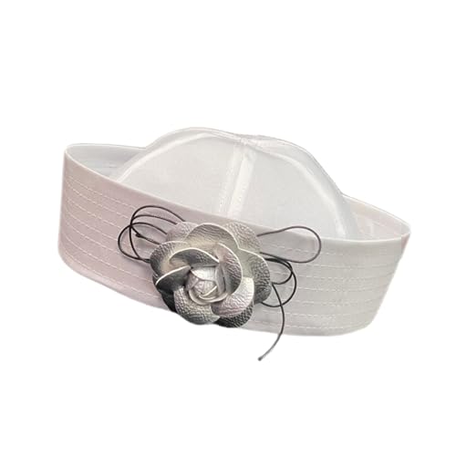 TIANQUXNGI 3D Rose Kapitän Hut Kostüm für Damen Teenager für Matrosen Party Wear Mädchen Kostüm Cosplay TIANQUXNGI 3D Rose Kapitän Hut Kostüm für Damen Teenager für Matrosen Party Wear Mädchen Kostüm Cosplay von TIANQUXNGI