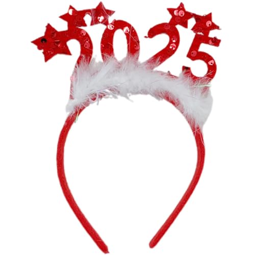 TIANQUXNGI Haarreif Foto Requisiten Party Stirnband Party Pailletten Party Haarreifen Weihnachten 2025 für Neujahr Bühne TIANQUXNGI Haarreif Foto Requisiten Party Stirnband Party Pailletten Party Haarreifen Weihnachten 2025 für Neujahr Bühne von TIANQUXNGI