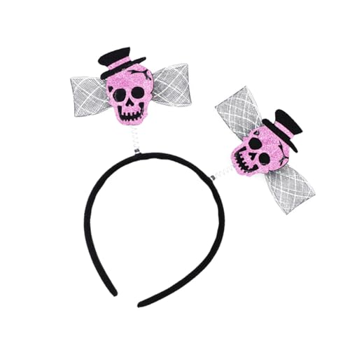TIANQUXNGI Haarreif mit Halloween-Thema, Pailletten-Totenkopf-Motiv, Schleife, Haarband, Cosplay-Kostüm, Kopfschmuck für Erwachsene, Festival, Haarschmuck TIANQUXNGI Haarreif mit Halloween-Thema, Pailletten-Totenkopf-Motiv, Schleife, Haarband, Cosplay-Kostüm, Kopfschmuck für Erwachsene, Festival, Haarschmuck von TIANQUXNGI