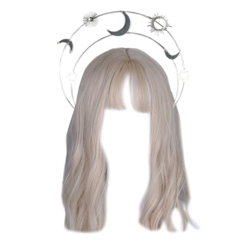 TIANQUXNGI Mondkronen Stirnband für Party, elegantes Gott-Kostüm, Haarband, Junggesellinnenabschied, Haarreif für Frauen TIANQUXNGI Mondkronen Stirnband für Party, elegantes Gott-Kostüm, Haarband, Junggesellinnenabschied, Haarreif für Frauen von TIANQUXNGI