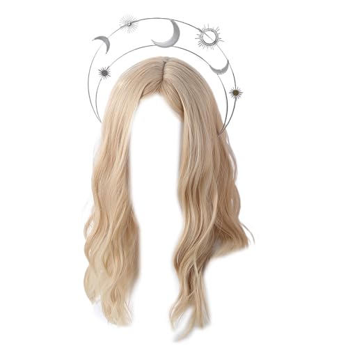 TIANQUXNGI Mondkronen Stirnband für Party, elegantes Gott-Kostüm, Haarband, Junggesellinnenabschied, Haarreif für Frauen TIANQUXNGI Mondkronen Stirnband für Party, elegantes Gott-Kostüm, Haarband, Junggesellinnenabschied, Haarreif für Frauen von TIANQUXNGI