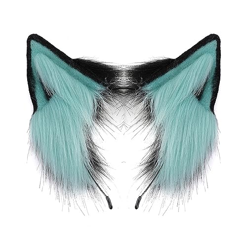 TIANQUXNGI Plüsch-Ohr-Cosplay-Stirnband, Plüsch, pelzige Ohren, Geburtstag, Cosplay, Party, Haarschmuck für Frauen und Mädchen TIANQUXNGI Plüsch-Ohr-Cosplay-Stirnband, Plüsch, pelzige Ohren, Geburtstag, Cosplay, Party, Haarschmuck für Frauen und Mädchen von TIANQUXNGI