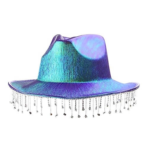 TIANQUXNGI Strass-Hut, Brauthut, Junggesellinnenabschied, Brauthut, Brautparty, Cowgirl TIANQUXNGI Strass-Hut, Brauthut, Junggesellinnenabschied, Brauthut, Brautparty, Cowgirl von TIANQUXNGI