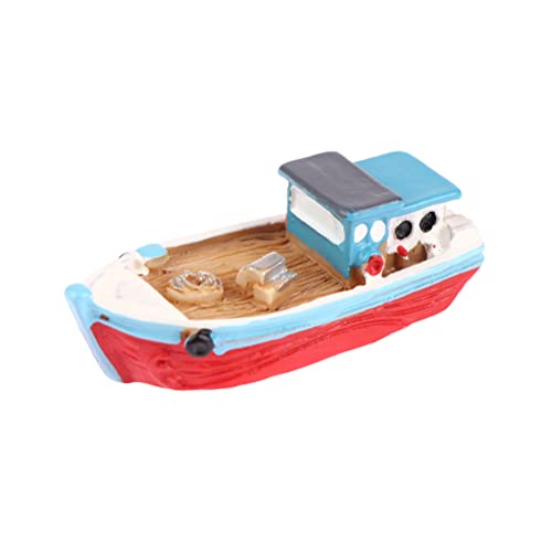 TIANTIAN Segelboot Miniaturen Mittelmeer Schiff Figuren Feengarten Miniatur Moos Landschaft DIY Terrarium Handwerk Ornament Zubehör für Wohnkultur von TIANTIAN