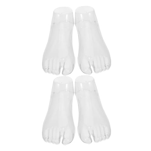 TIDTALEO 2 Paar Schuh-Display-Requisiten Damenschuh Schuhspanner frauen Schuhfrauen Zehe Schuh-Display-Modell Schuh-Präsentationsmodell sandalen gefälschter Fuß Schuhdisplay pp Transparent TIDTALEO 2 Paar Schuh-Display-Requisiten Damenschuh Schuhspanner frauen Schuhfrauen Zehe Schuh-Display-Modell Schuh-Präsentationsmodell sandalen gefälschter Fuß Schuhdisplay pp Transparent von TIDTALEO