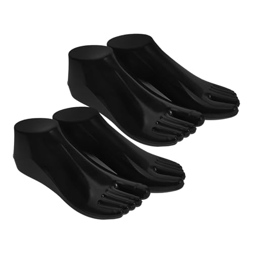 TIDTALEO 2 Paar Schuh-Display-Requisiten Schuhe Schuhspanner Damen Herren Schuh-Expander Zehe Sockenmodell Schuhdisplay-Modell Sockenhalter Mannequin-Füße gefälschte Füße für Socke pp Black TIDTALEO 2 Paar Schuh-Display-Requisiten Schuhe Schuhspanner Damen Herren Schuh-Expander Zehe Sockenmodell Schuhdisplay-Modell Sockenhalter Mannequin-Füße gefälschte Füße für Socke pp Black von TIDTALEO