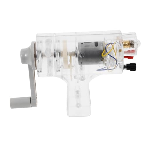 TIDTALEO Handkurbelgenerator für Physikexperimente Tragbares Lehrgerät für Unterricht für Wissenschaftliche Experimente mit Kindern Handbetriebenes Stromgenerator Kit TIDTALEO Handkurbelgenerator für Physikexperimente Tragbares Lehrgerät für Unterricht für Wissenschaftliche Experimente mit Kindern Handbetriebenes Stromgenerator Kit von TIDTALEO