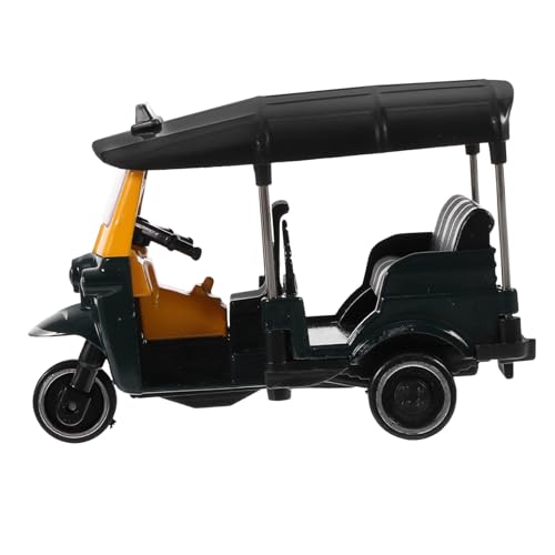 TIDTALEO Vintage Dreirad Modell Retro Tricycle Dekoration Tischauto Ornament für Büro Wohnzimmer Schlafzimmer Kompakte Miniatur Tischdeko von TIDTALEO