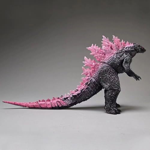 TIEFIT Godzilla 2019: König der Monster. Godzilla V2 Kopf und Schwanz Actionfigur Modell 12 Zoll Pink von TIEFIT