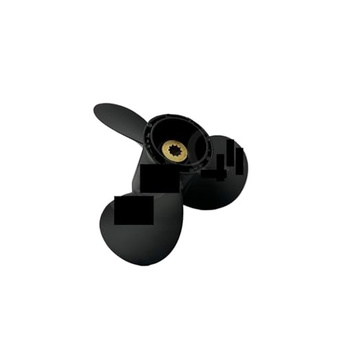 10 1/4*12 Außenborder Propeller 20hp 25hp 30hp Boot Aluminium Legierung Schraube 3 Klinge Spline Marine Motor Teil von TIEOAXFT