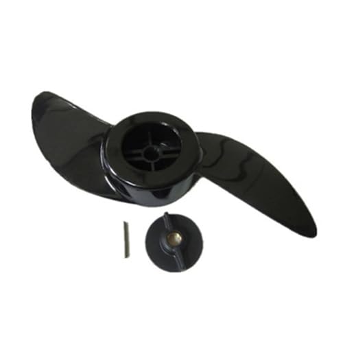 2-Blatt-Bootspropeller, Außenbordmotor-Propeller, elektrischer Trolling-Motor, Außenbordpropeller for 32lb 46lb 40lb Bootspropeller von TIEOAXFT