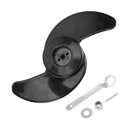 2-Blatt-Bootspropeller-Kit, elektrischer Trolling-Motor, Propellerersatz for 0 lb, 60 , 68 , 88 , Außenborder, 12 V, 24 von TIEOAXFT