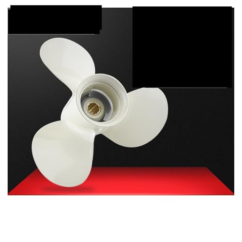 20 PS 25 30 9 7/8 * 10 1/2 Außenbordpropeller Bootsmotor Aluminiumlegierung Schraube 3 Klinge Spline Motorteil von TIEOAXFT