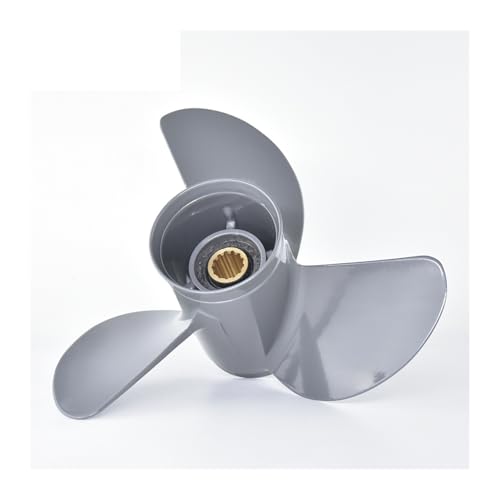 3-Blatt 13-Keil 58130-ZV5-000ZA Außenbordpropeller aus Aluminiumlegierung Schraube for 35 40 45 50 55 60 PS Bootsmotor 11 1/4" x 13" von TIEOAXFT
