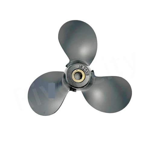 6 7 8-10 Außenbordpropeller 8 1/4x8 Bootsmotor Aluminiumschraube Schiffsmotor 3-Blatt-Stiftantrieb Spline von TIEOAXFT