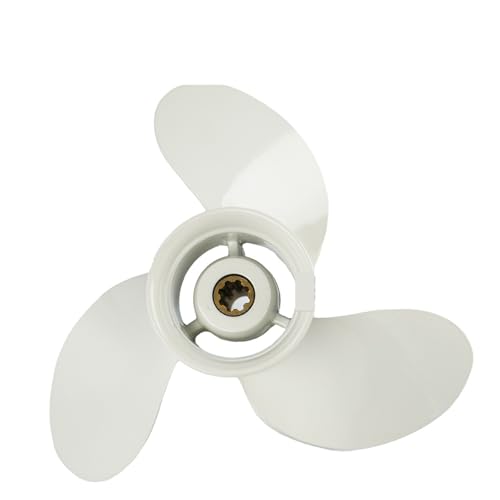 9-1/4*9-3/4 Schiffsmotor 9,9-15 PS Aluminiumlegierung Außenbordpropeller 8 Spline 683-45952-00-EL 3 Klinge von TIEOAXFT