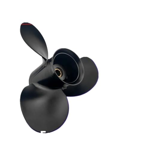 9x9 Außenbordpropeller for 6 PS 8 9. 15 Boot Aluminiumlegierung Schraube 3 Klinge Spline Marine Motorteil von TIEOAXFT