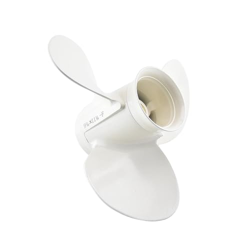 Außenborder Propeller 20hp 25hp 30hp 9 7/8*11 1/4 Boot Motor Aluminium Legierung Schraube 3 Klinge 10 Spline Schiff Marine P von TIEOAXFT