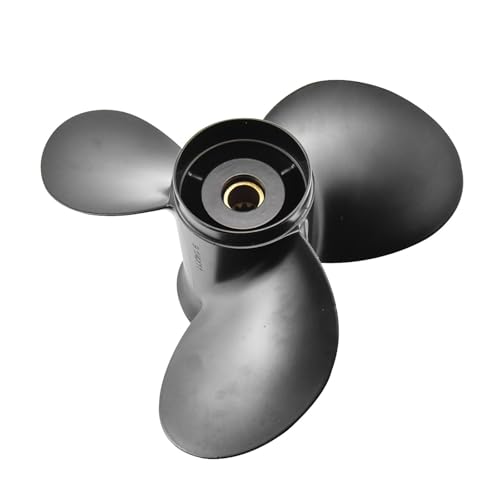 Außenborder Propeller for 9, hp 15hp 1/4*11 Boot Motor Aluminium Legierung Schraube 3 Klinge 10 Spline Schiff Marine Motor Teil von TIEOAXFT