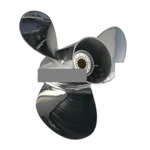 Außenbordmotor Edelstahlpropeller for 25-60 PS 11 5/8X11-G 3/8X12-G 1/8X13-G 1/4X14-G 11X15-G 10 1/4X16-G(11 1 8X13-G) von TIEOAXFT