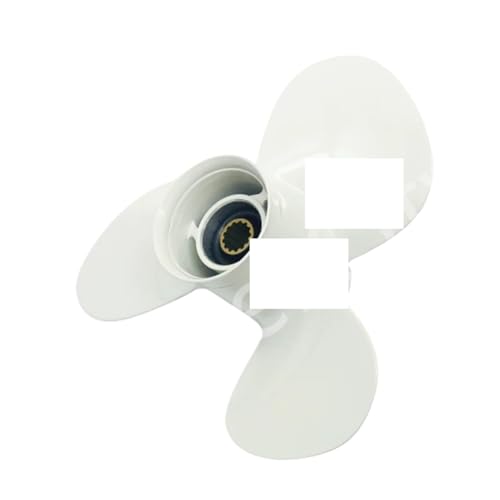 Außenbordpropeller, 25 PS, 30, 40, 48, 50, 60, 11, 3/8 x 12, Aluminiumlegierung, Schraubenmotor, 3-Blatt, 13 Spline von TIEOAXFT