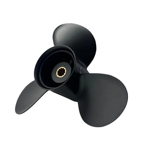 Außenbordpropeller for 25 PS 30 9, * 14 Aluminiumlegierungsschraube 3 Klinge 10 Spline Tooth Marine Engine Part von TIEOAXFT