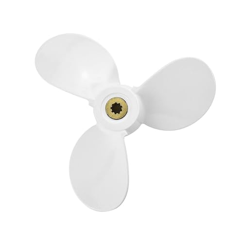 Außenbordpropeller for 4 PS 6 7 1/2 x 8 Bootsmotor, Aluminiumlegierung, Schraube, 3 Klinge, 9 Spline, Schiffsmotorteil von TIEOAXFT