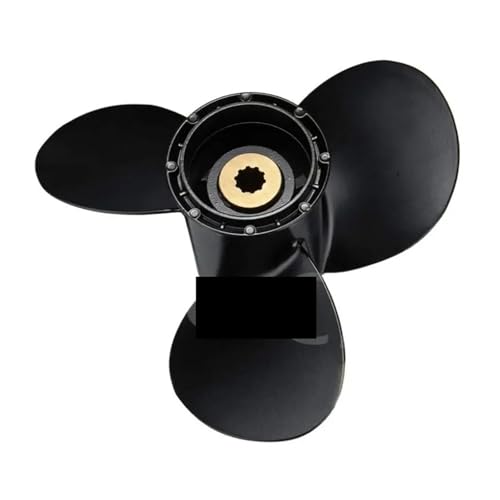 Außenbordpropeller for 8 PS, 9, , 15 , 20 , 1/4 x 12, Bootsmotor, Aluminiumlegierung, Schraube, Schiffsmotor, 3 Klingen, 10 Spline von TIEOAXFT