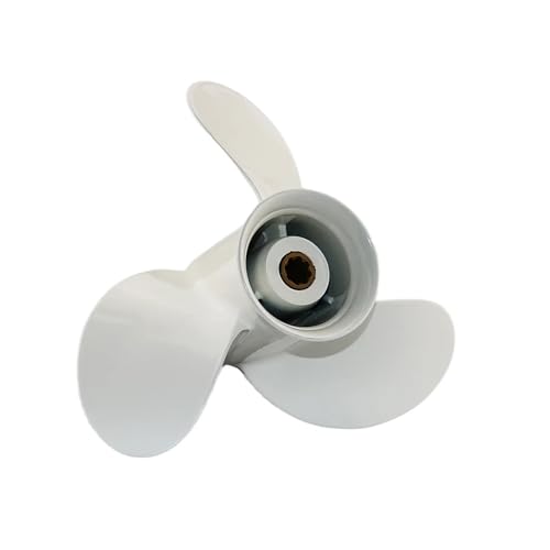 Außenbordpropeller for 9, PS 15 20 1/4 x 10 1/2 Boot, Aluminiumschraube, 3 Klinge, 8 Spline, Marinemotor 683-45943-00-EL von TIEOAXFT