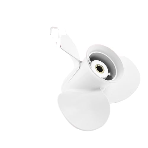 Außenbordpropeller for 9. PS 15 20 1/4 * 10 Boot Aluminiumlegierung Schraube 3 Klinge 8 Spline Marine Motor 45952-10-EL von TIEOAXFT