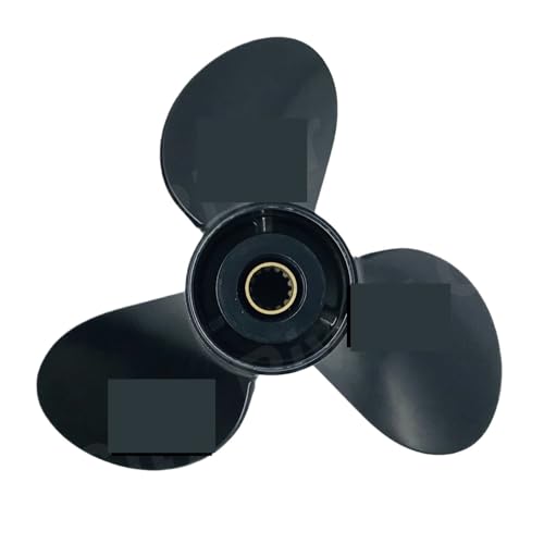 Bootspropeller 11,6 x for 35 PS 40 50 Außenbordmotor Schraube Bootsmotor Aluminiumlegierung Propeller 3 Blätter 13 Spline von TIEOAXFT
