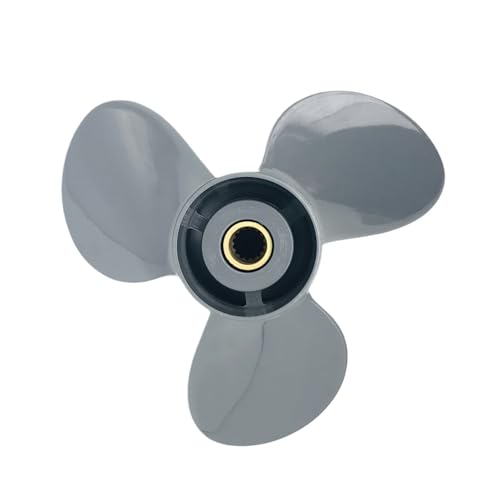 Bootspropeller 13 1/2x15 for 75 PS 90 115 130 Außenbordmotor Schraube Bootsmotor Aluminiumlegierung Propeller 3 Blatt 15 Spline von TIEOAXFT