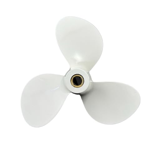 Bootspropeller 9 1/4x10 3/4 .9hp-20hp Außenborder Schraube 1/4*10 3/4Bootsmotor Aluminiumpropeller 3 Klinge 8 Spinle von TIEOAXFT