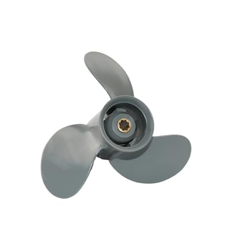Bootspropeller 9 1/4x12 8 PS , 15 20 Außenbordmotor-Schraubenpropeller aus Aluminiumlegierung, 3-Blatt, Spline von TIEOAXFT