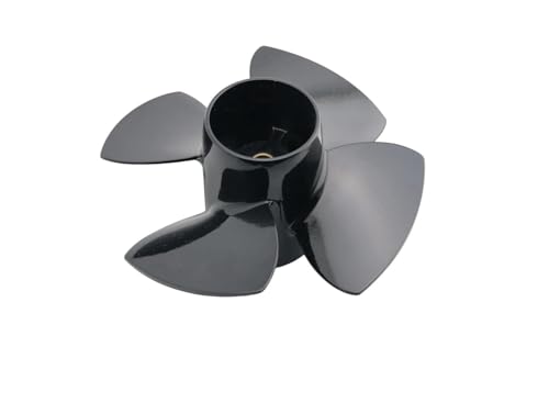 Propeller 8,7x9 for Außenbordmotor 8HP 9. MFS9. NSF9. 12 Zahn Spline 4 klingen Aluminium Boot Teile von TIEOAXFT