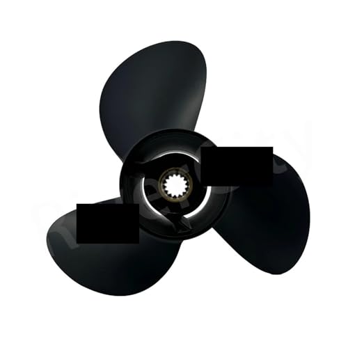 for 15 PS 20 25–35 Außenbordpropeller 11 x 9 Bootsmotor Aluminiumlegierung Schraube Schiffsmotor 3 Klinge 14 Spline von TIEOAXFT