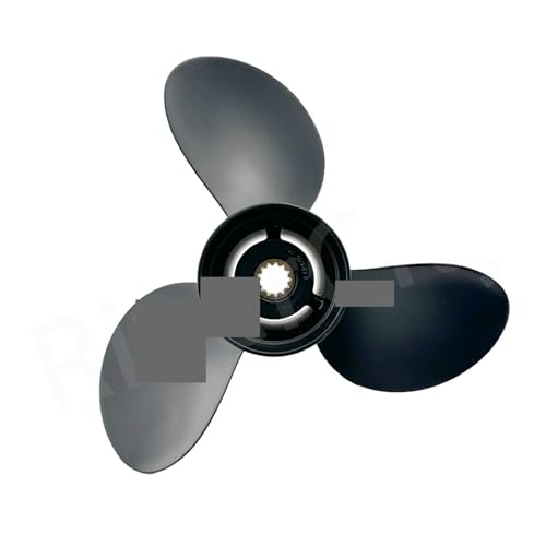 for 40 PS 45 50–75 Außenbordpropeller 12 x 17 Bootsmotor Aluminiumlegierung Schraube Schiffsmotor 3 Klinge 13 Spline von TIEOAXFT
