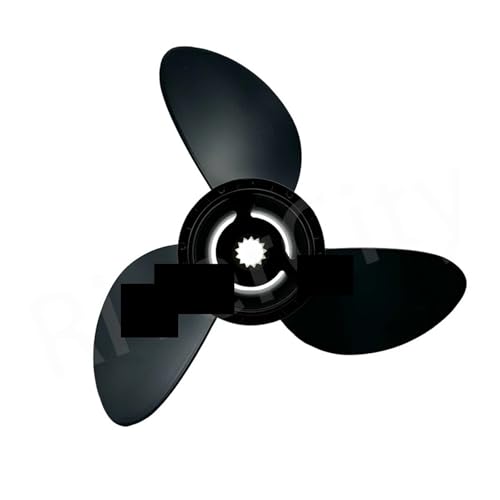 for 40 PS 45 50 Außenbordpropeller 11 3/4 x 17 Bootsmotor Aluminiumschraube Schiffsmotor 3 Klinge 13 Spline von TIEOAXFT