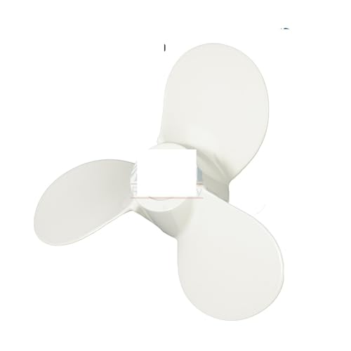 for 4HP 5HP Außenbordpropeller 7 1/2x7 Bootsmotor 9 Spline Aluminiumlegierung Schraube Schiffsmotor 3 Klinge 4A/5C/F4A von TIEOAXFT