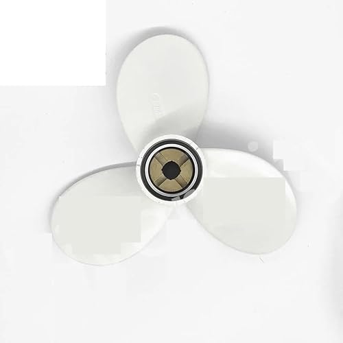 for 5 f6 f8 f9 Außenbordpropeller 9 1/4x9 1/4 Bootsmotor Aluminiumlegierung Schraube Schiffsmotor 3-Blatt-Stiftantrieb Spline von TIEOAXFT