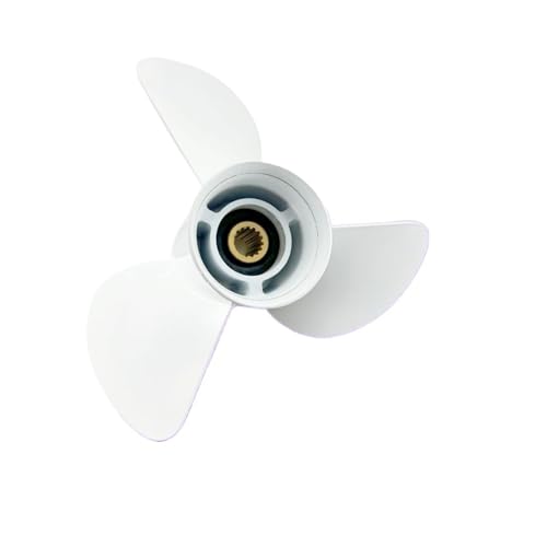 for Außenbordpropeller 150 PS 160 170 180 190–300 13–5/8 x 13-K Boot Aluminiumschraube 3 Klinge 15 Spline Marine Motor von TIEOAXFT