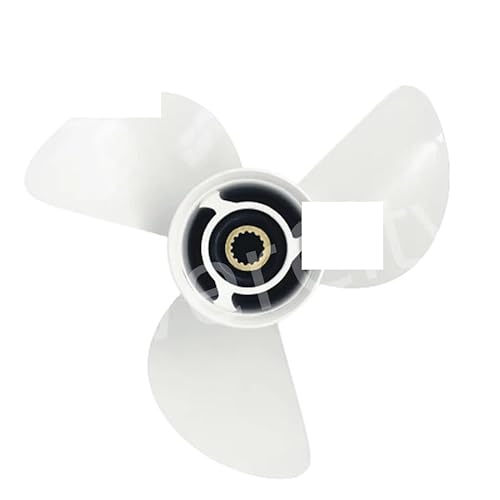for Außenbordpropeller 80 PS 85 90 F110 115 130 13 x 19 Boot Aluminiumlegierung Schraube 3 Klinge 15 Spline Marine Motor von TIEOAXFT