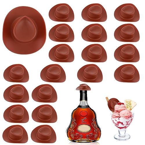 TIESOME Miniatur Puppenhaus Cowboyhüte, 20 Stück Mini Western Cowgirl Hut Kuchenaufsatz Puppen Westhut kleiner Plastikhut für Puppen Verkleidung Party Zubehör Puppenhaus Dekoration Rollenspiel (braun) TIESOME Miniatur Puppenhaus Cowboyhüte, 20 Stück Mini Western Cowgirl Hut Kuchenaufsatz Puppen Westhut kleiner Plastikhut für Puppen Verkleidung Party Zubehör Puppenhaus Dekoration Rollenspiel (braun) von TIESOME