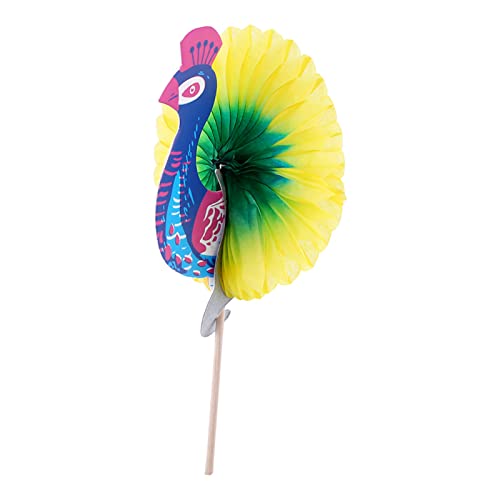 TIKATARER 50pcs Buntes Kuchen - -Picks, Verschiedene Obst- und Cocktail -Regenschirmspieße für Partydekorationen (5 Designs: Pfauen, Goldfisch) (Cocktail) von TIKATARER