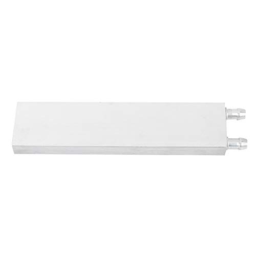 TIKATARER Aluminiumblock, Aluminiumlegierung Kühlkörper Kühlkühler Kaltplatte Vakuum Aluminium Lilling Wasser Gekühlt (40x200mm) von TIKATARER