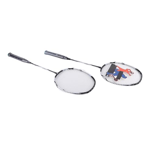 TIKATARER Badmintonschläger, Badminton -Schläger Set mit Tasche 67,2 cm Schwarzweiß Carbon Aluminium Badminton Schläger Raket Racquet für Amateure und Erwachsene TIKATARER Badmintonschläger, Badminton -Schläger Set mit Tasche 67,2 cm Schwarzweiß Carbon Aluminium Badminton Schläger Raket Racquet für Amateure und Erwachsene von TIKATARER