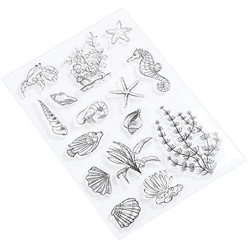 TIKATARER Briefmarken für das Handwerk, Sammelalbumstempel mit Hochleistungstransparenzstempel für Alben Grußkarten von TIKATARER