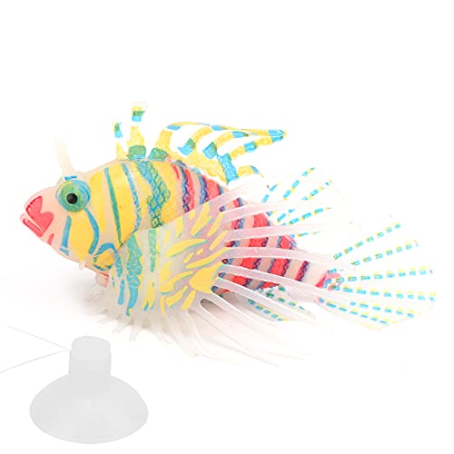 TIKATARER Gefälschte Fische, Künstlicher Fisch Gefälschte Fische Leuchtet Effekt Aquariumdekor Schwimmende Fisch Leuchtend Silikonfisch mit Saugbecher -Aquariumfisch für Aquariumbox -Dekoration TIKATARER Gefälschte Fische, Künstlicher Fisch Gefälschte Fische Leuchtet Effekt Aquariumdekor Schwimmende Fisch Leuchtend Silikonfisch mit Saugbecher -Aquariumfisch für Aquariumbox -Dekoration von TIKATARER