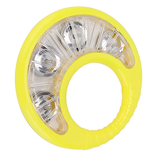 TIKATARER Hand Tamburinglocken, Hand Tamburinglocken Percussion Spielzeug Tamburin Spielzeug Kinderlehrhilfen für Musikinstrumente Sy95 TIKATARER Hand Tamburinglocken, Hand Tamburinglocken Percussion Spielzeug Tamburin Spielzeug Kinderlehrhilfen für Musikinstrumente Sy95 von TIKATARER